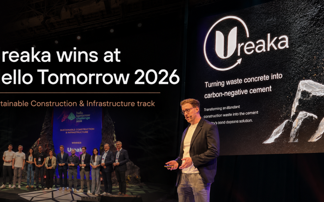 Ureaka wins Sustainable Construction and Infrastructure track at Hello Tomorrow 2026